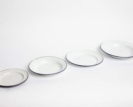 Plate in Enamel Large (priced individually)